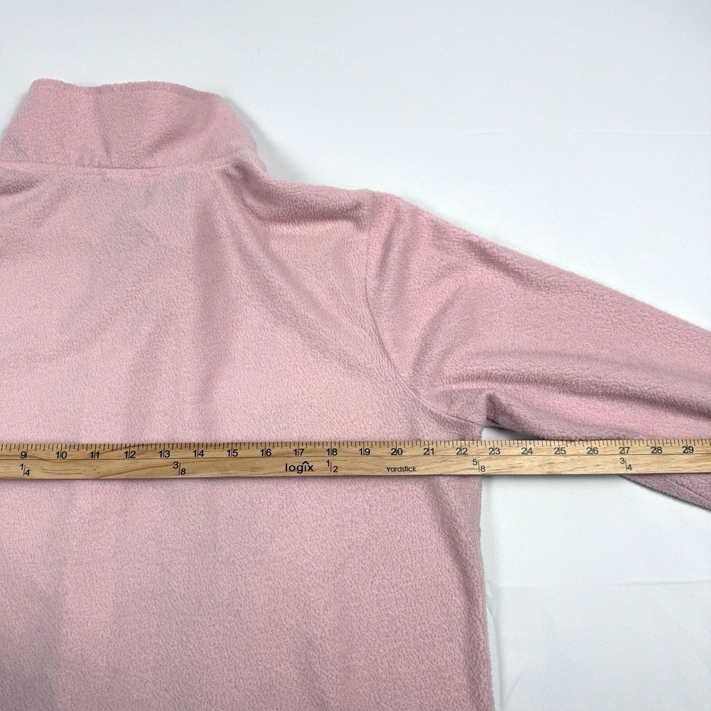 Disney Tinker Bell Pink Fleece Full Zip Womens Fleece Jacket Cardigan Sweater XL - Picture 12 of 12